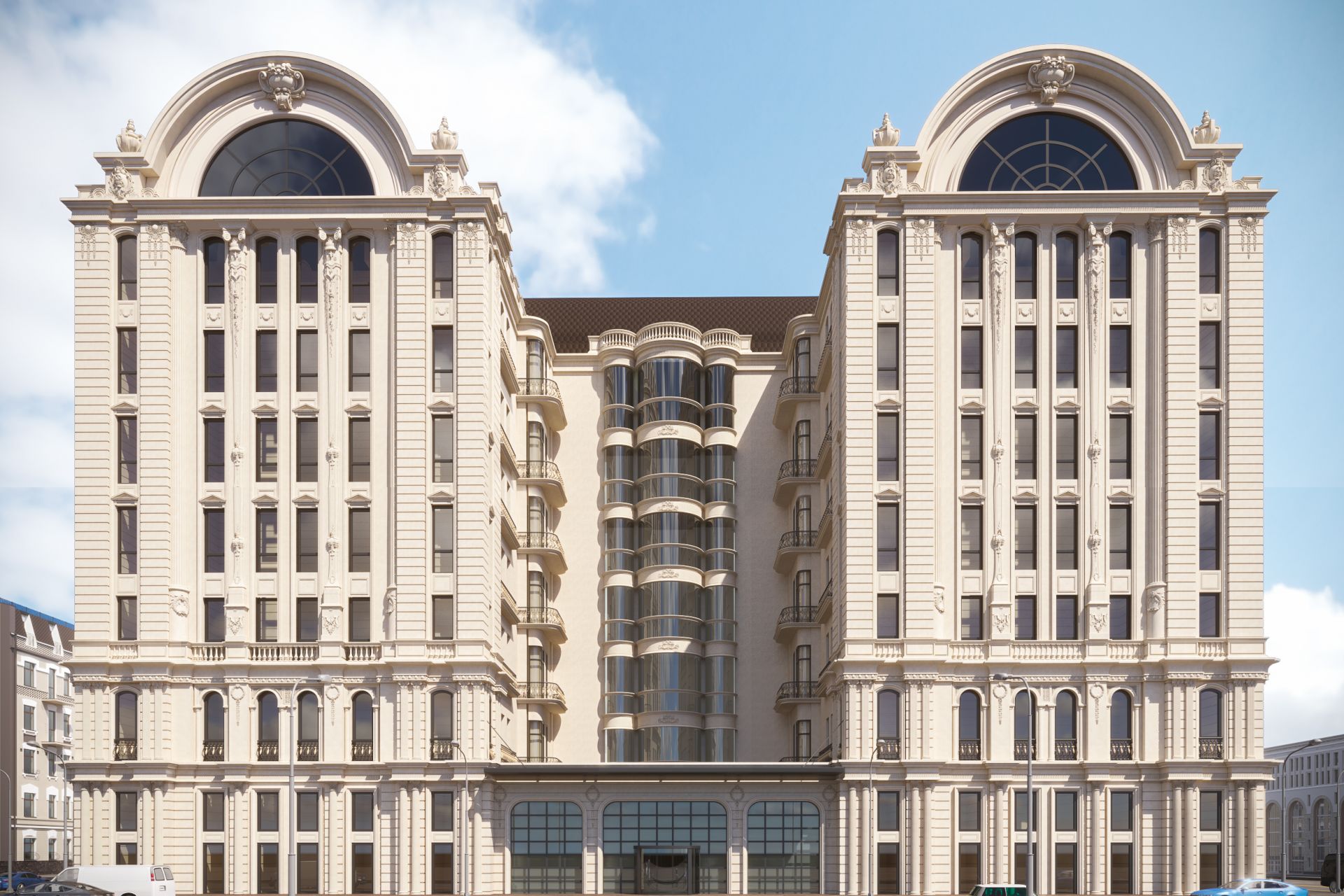 Wooden windows for the InterContinental Hotel