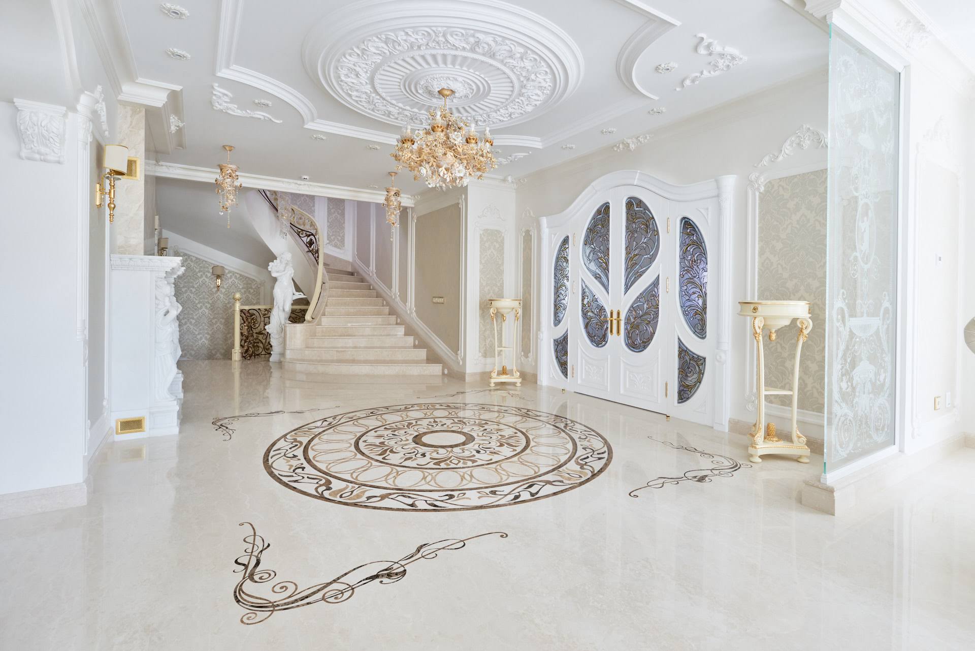 Design, Classical hall interior design
