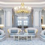 Дизайн интерьера гостиной, апартаменты Hilton