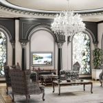Интерьер гостиной с эпатирующим решением