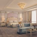 Интерьер спальни в отеле Hilton